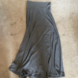 Lularoe gray maxi skirt